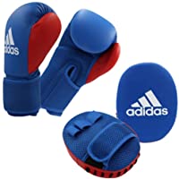 Los mejores  - adidas Kids Boxing Kit 2 Juego de Accesorios- Unisex niños- Azul-Rojo- Extra-Small